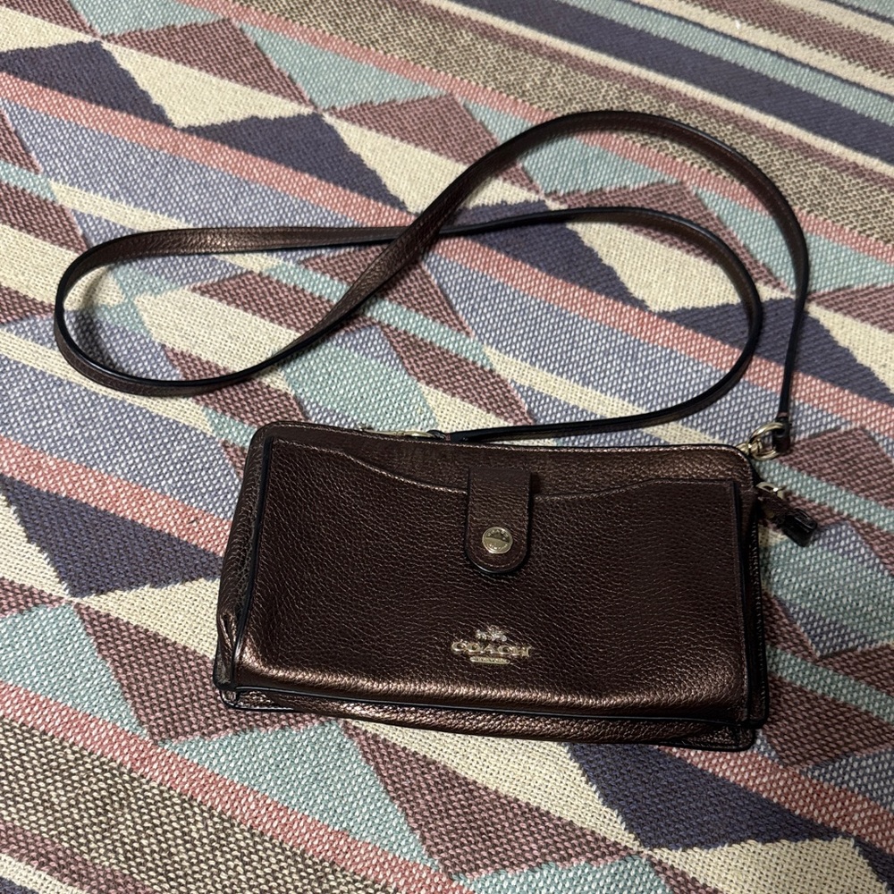 Coach Leather Crossbody Bag